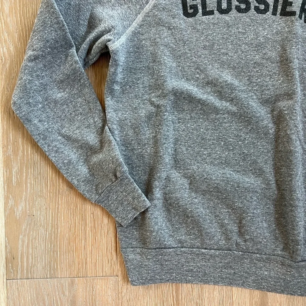 Glossier gray crewneck